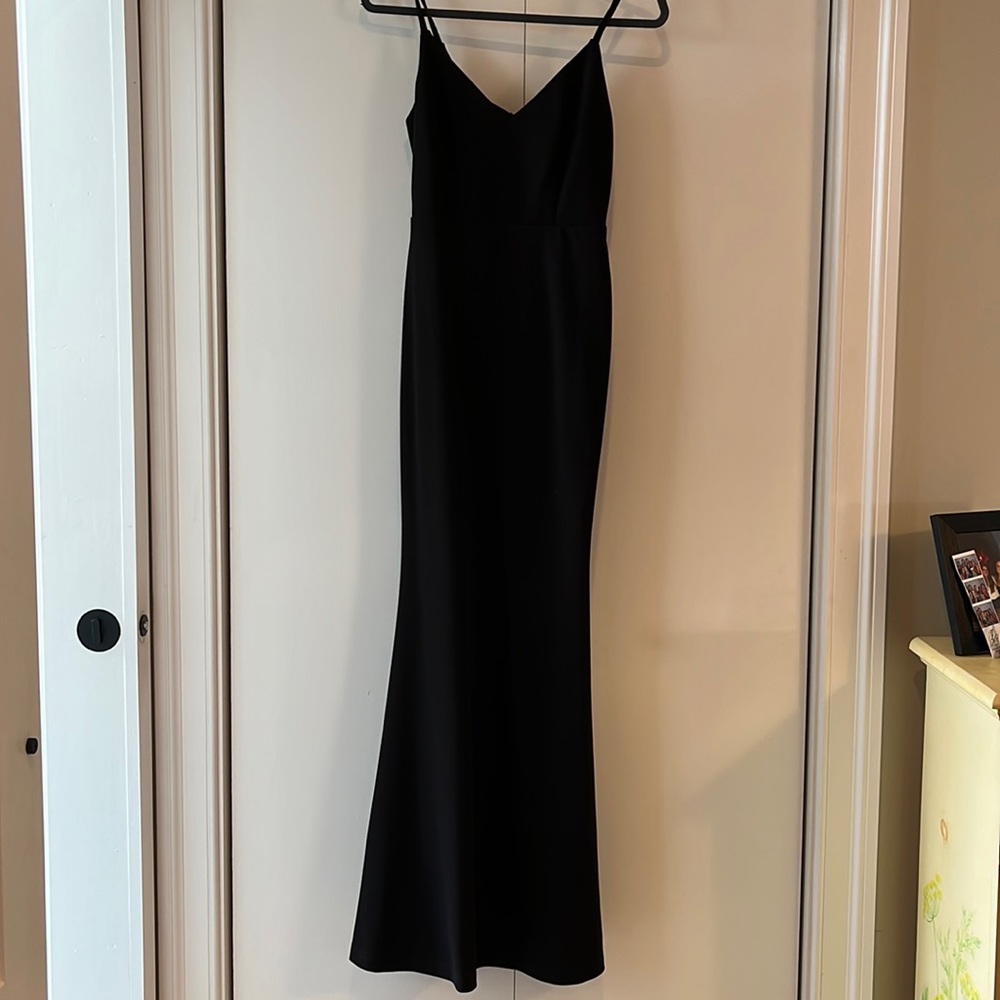 Black formal dress